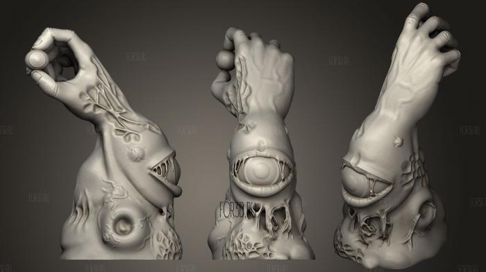 Рука Чудовища 3d stl модель для ЧПУ